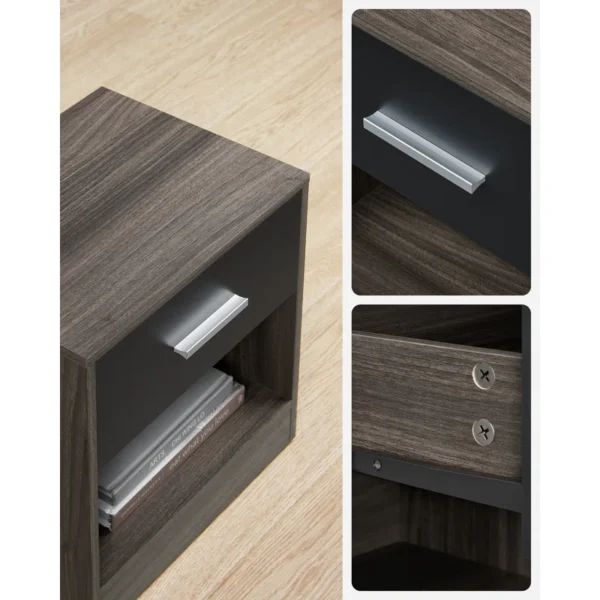 Urban Basics Modern Bedside Table – Stylish Simplicity for Every Room