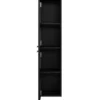 Urban Basics Tall Black Bathroom Cabinet – Sleek & Versatile Storage