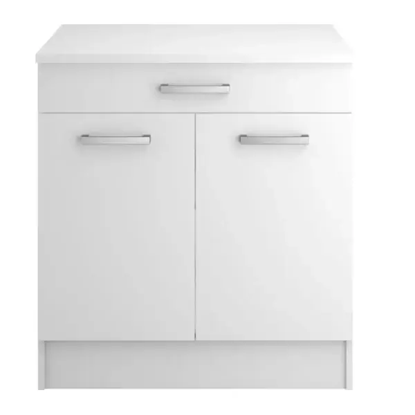Urban Basics Kitchen Set – Modern White Storage Solution – 180cm Layout