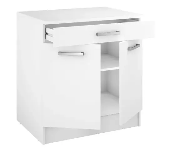 Urban Basics Kitchen Set – Modern White Storage Solution – 180cm Layout