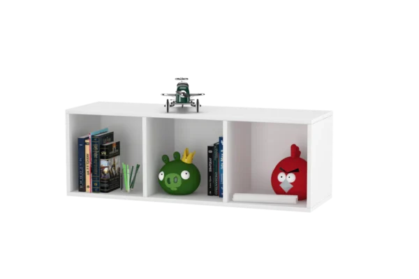 Modern White Shelf mounted horizontally in a Bloemfontein living room.