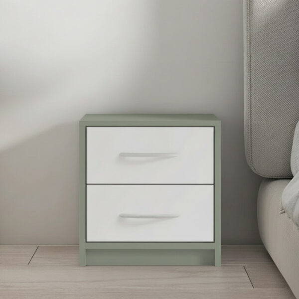 Caraz Body with White Drawers Nightstand – premium bedroom storage.
